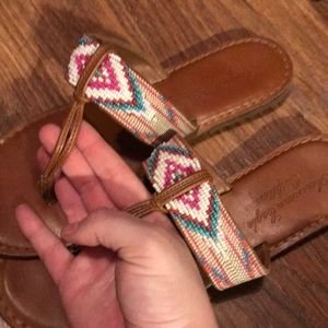 Beaded flats
